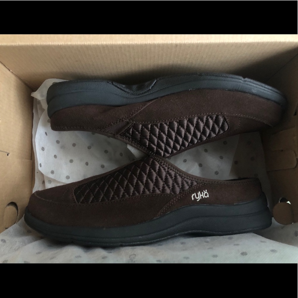 Ryka expression brown Mules 8.5 Wide